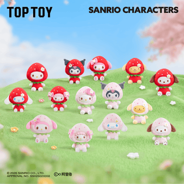 Sanrio characters Sweet Strawberry Series Plush Pendant Blind Box (Box of 12)