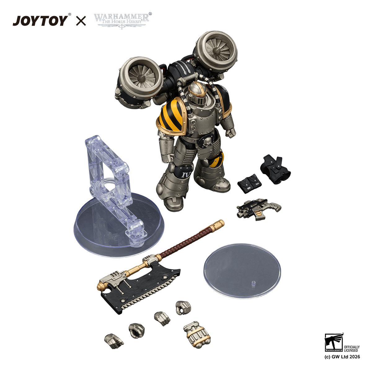 Iron Warriors MkII Assault Legionary2 with Bolt pistol &amp; Heavy chain axe | 6927054404506