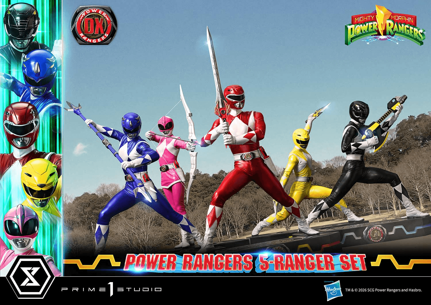 Premium Masterline Mighty Morphin Power Rangers Power Rangers 5-Ranger Set Deluxe Version