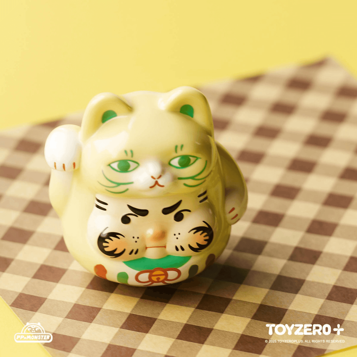 PP X MONSTER Sparkle Lucky Kitten Daruma Blind Box (Box of 16)