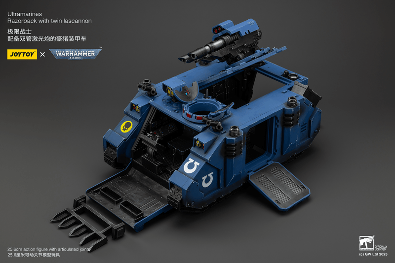 JOYTOY Ultramarines Razorback with twin lascannon