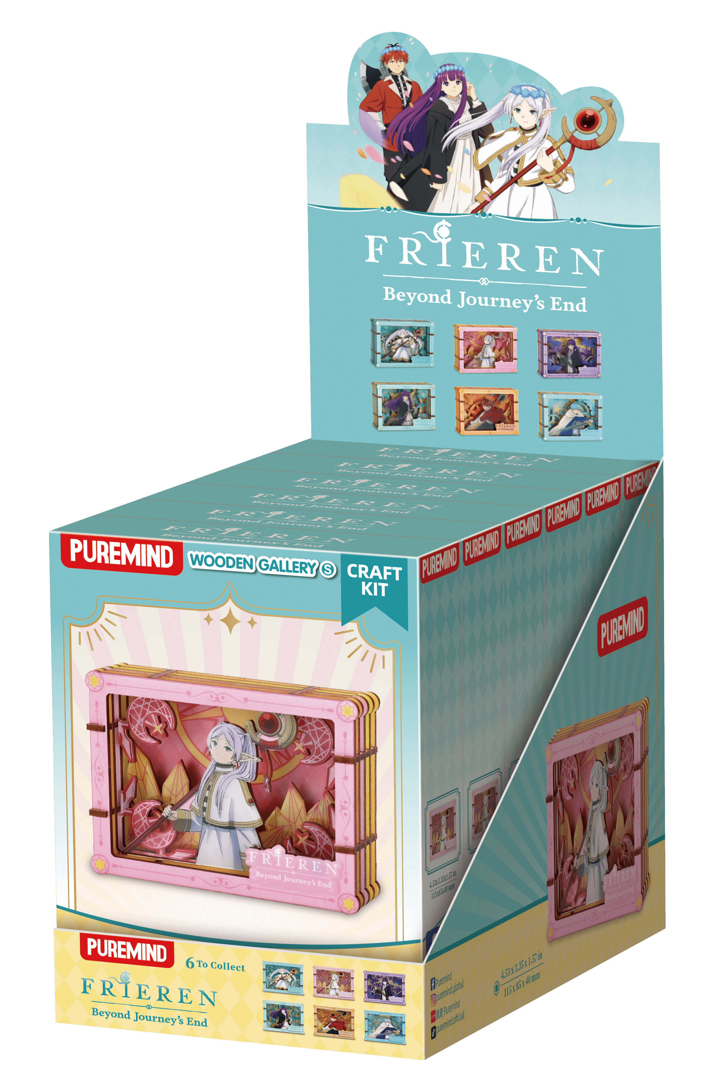 Frieren Wooden Gallery - The Chapter of Magic - S (6 units/set) (Box of 6)