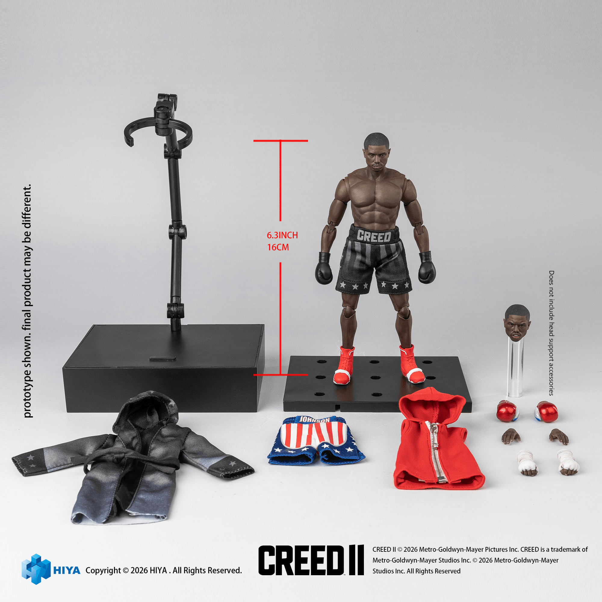 1/12 Scale 6 Inch Creed II Adonis Creed Action Figure | 6957534204876