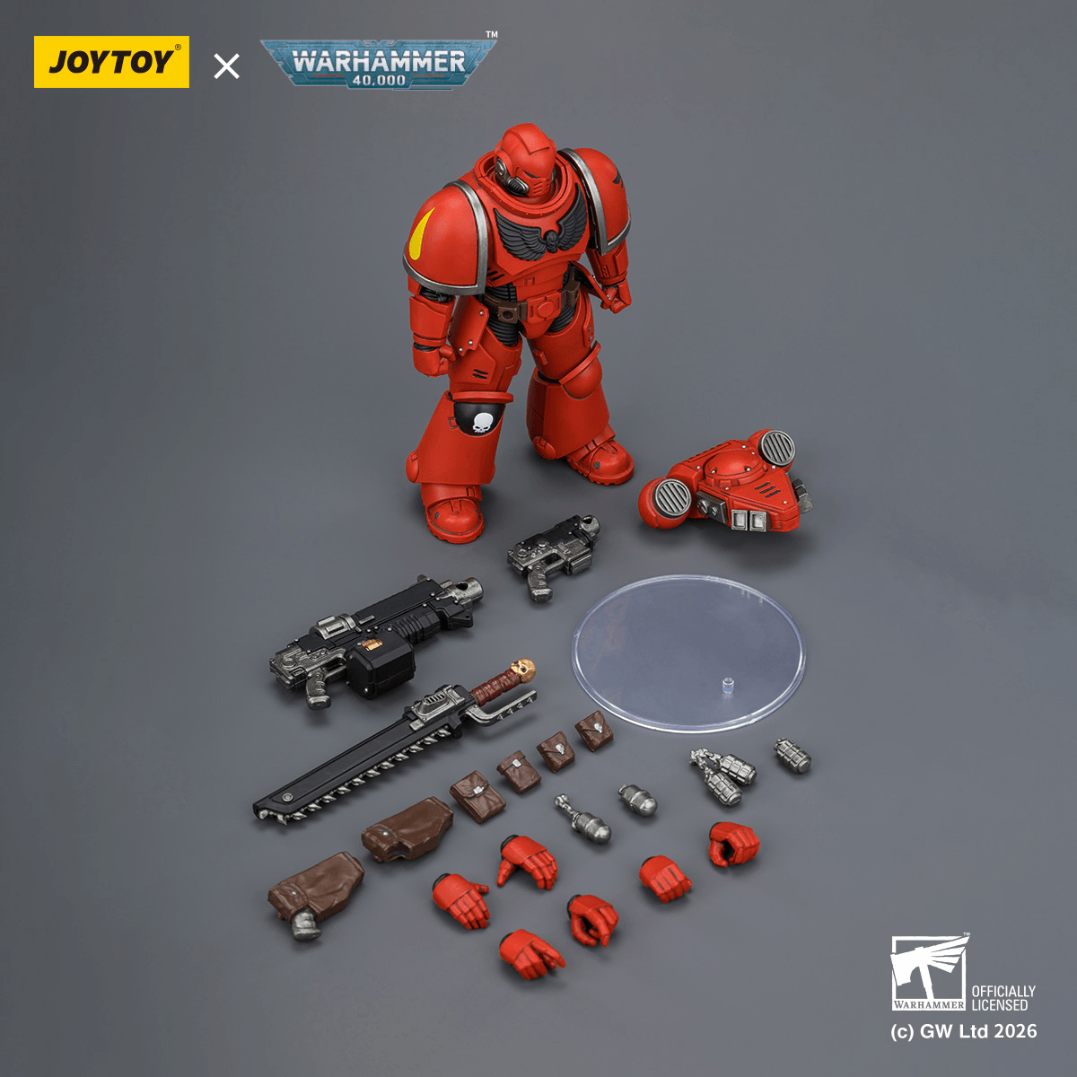 Blood Angels Intercessor with Bolt Rifle, Bolt Pistol and Chainsword | 6927054403820