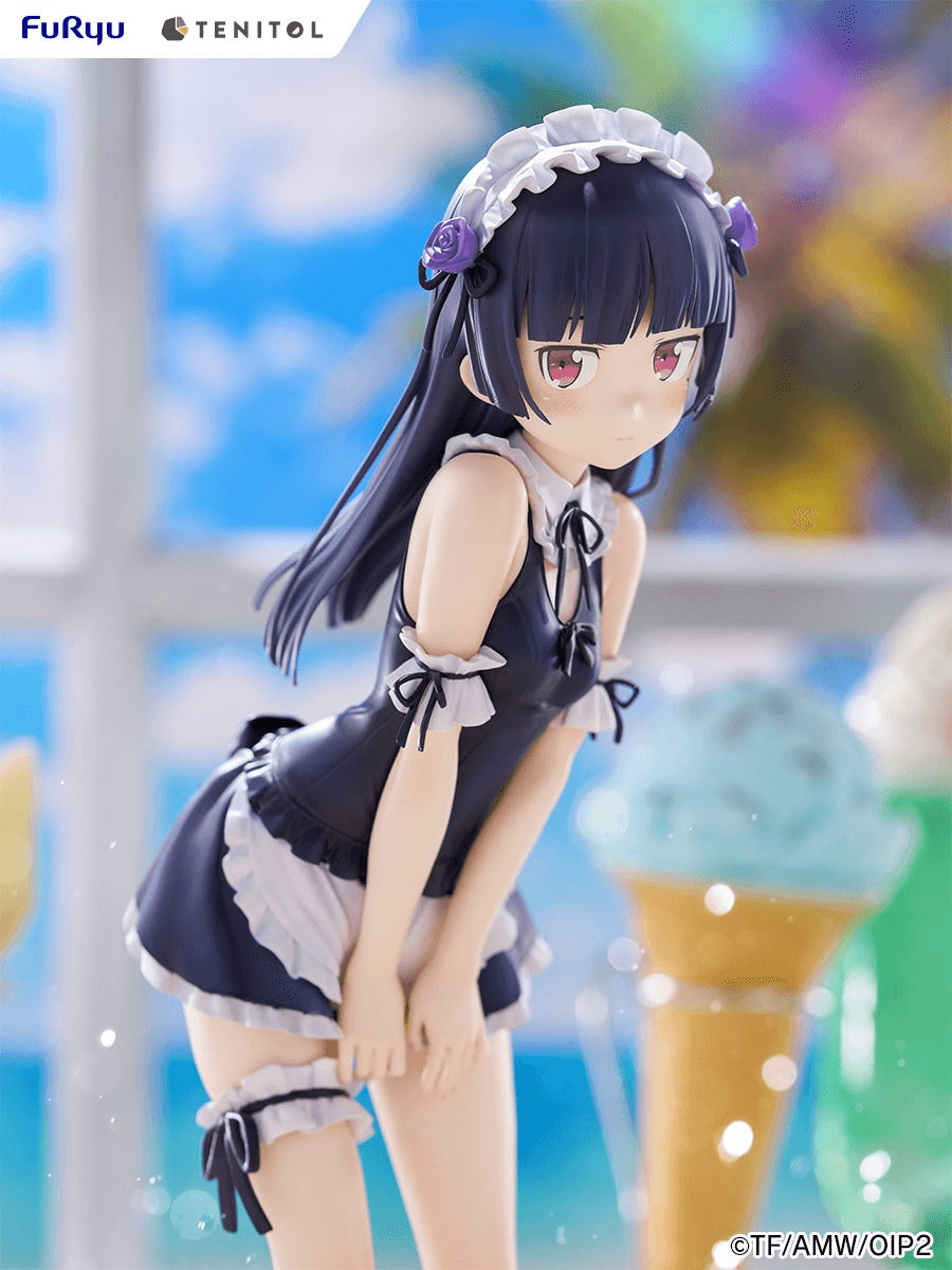 TENITOL TALL Kuroneko swimsuits maid ver.