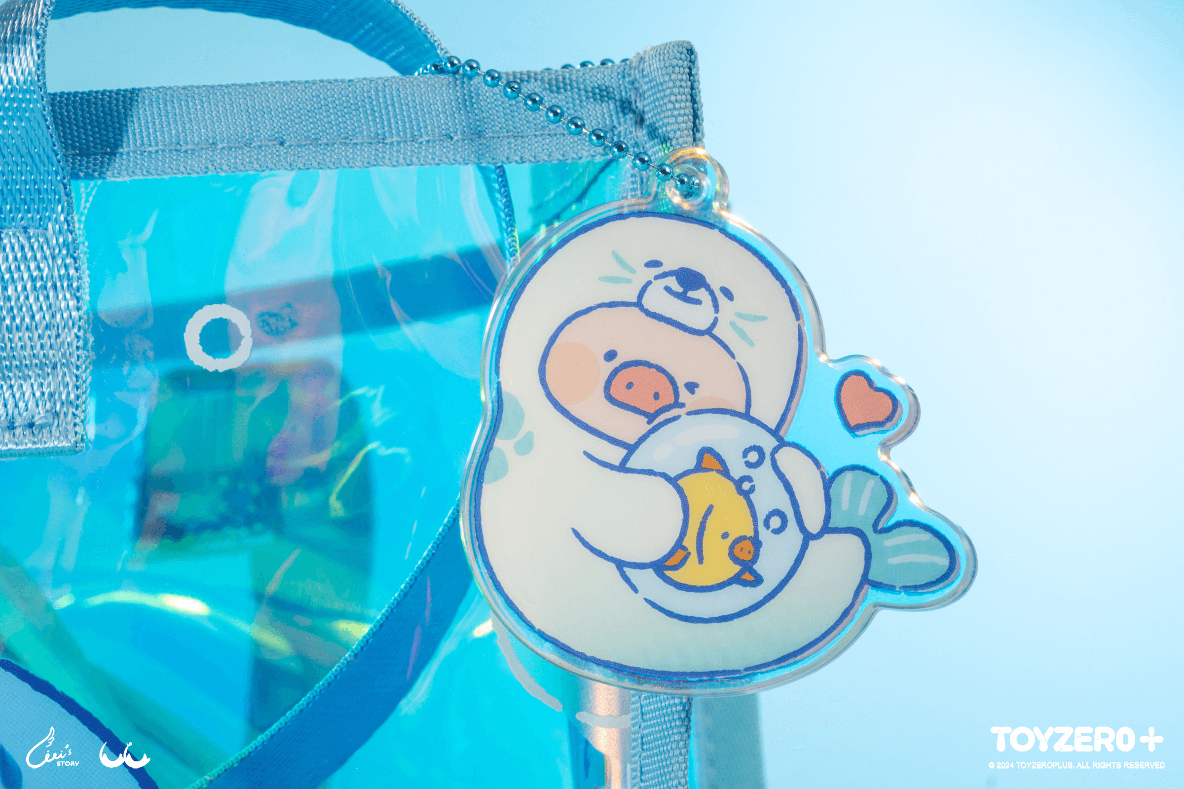 LuLu the Piggy Ocean - PVC Tote Bag (with rope bag) | 781005759291