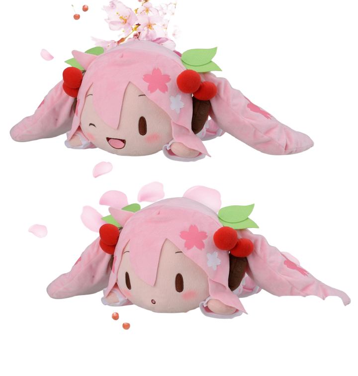 Hatsune Miku Series Nesoberi (Lay-Down) SP Plush "Sakura Miku" | 4570001964121