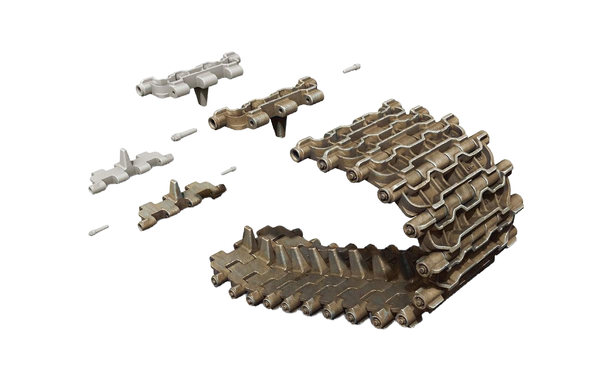 Miniart [37050] 1/35 T-55 RMSh Workable Track Links. Early Type | 4820183311740