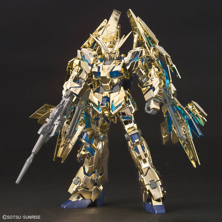 HG 1/144 The Gundam Base Limited Unicorn Gundam 03 Phenex (Destroy Mode) Gold & Silver Coating Set