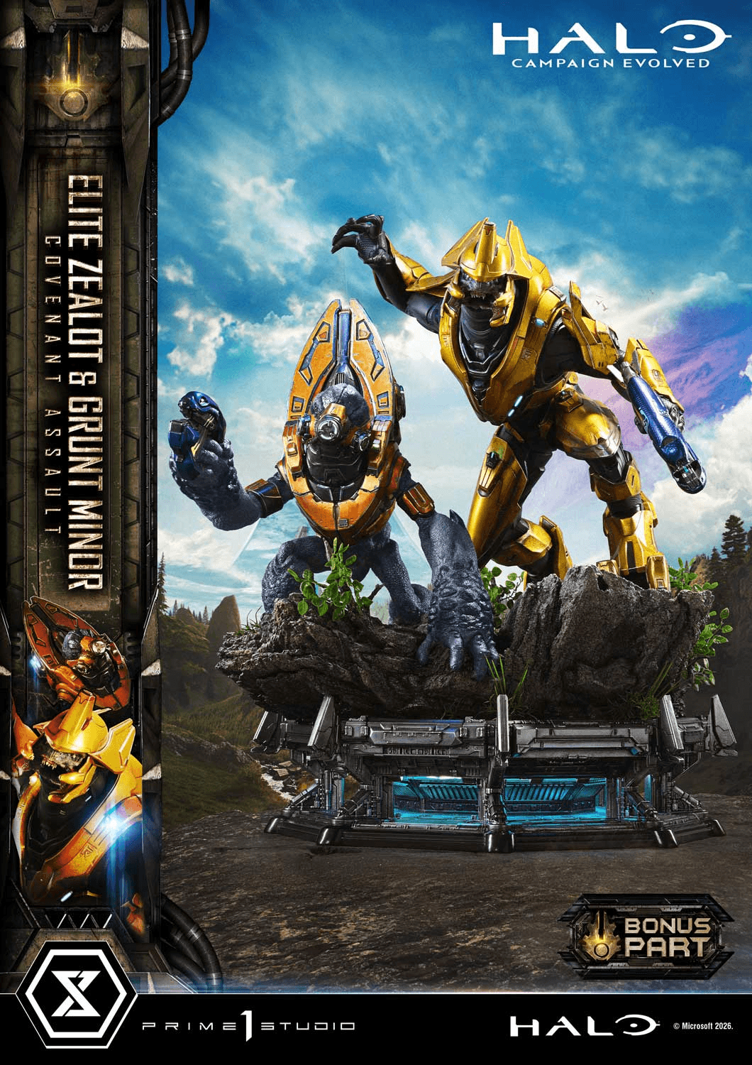 Ultimate Premium Masterline Halo: Campaign Evolved Elite Zealot & Grunt Minor: Covenant Assault Bonus Version