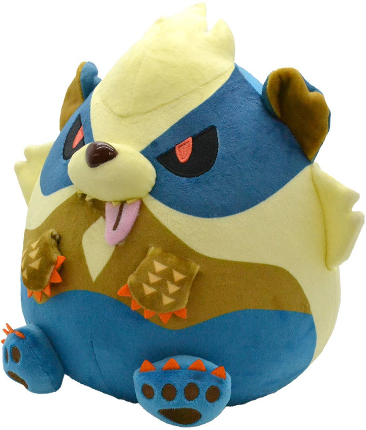 CAPCOM Monster Hunter Fluffy Eggshaped Plush Arzuros | 4976219124768