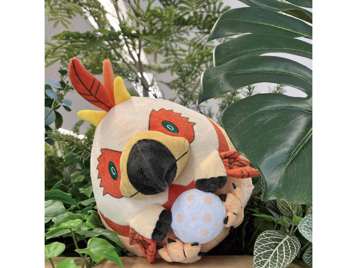 CAPCOM Monster Hunter Fluffy Eggshaped Plush Kulu-Ya-Ku | 4976219124898