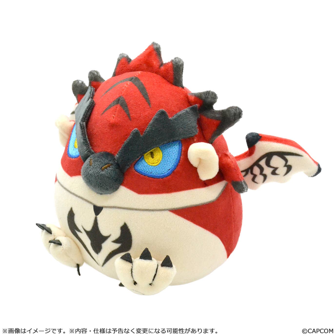 CAPCOM Monster Hunter Fluffy Eggshaped Plush Mini Rathalos | 4976219126557