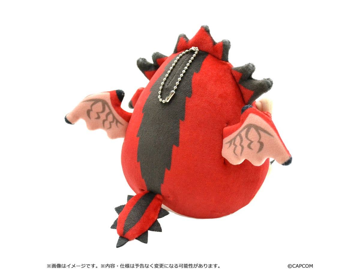 CAPCOM Monster Hunter Fluffy Eggshaped Plush Mini Rathalos | 4976219126557