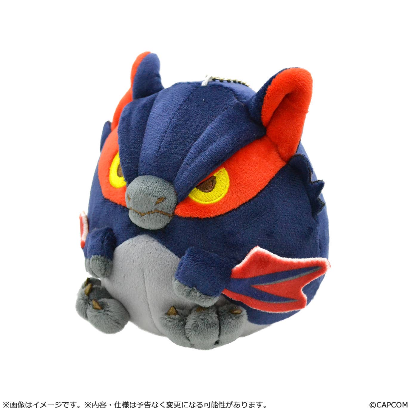 CAPCOM Monster Hunter Fluffy Eggshaped Plush Mini Nargacuga | 4976219126564