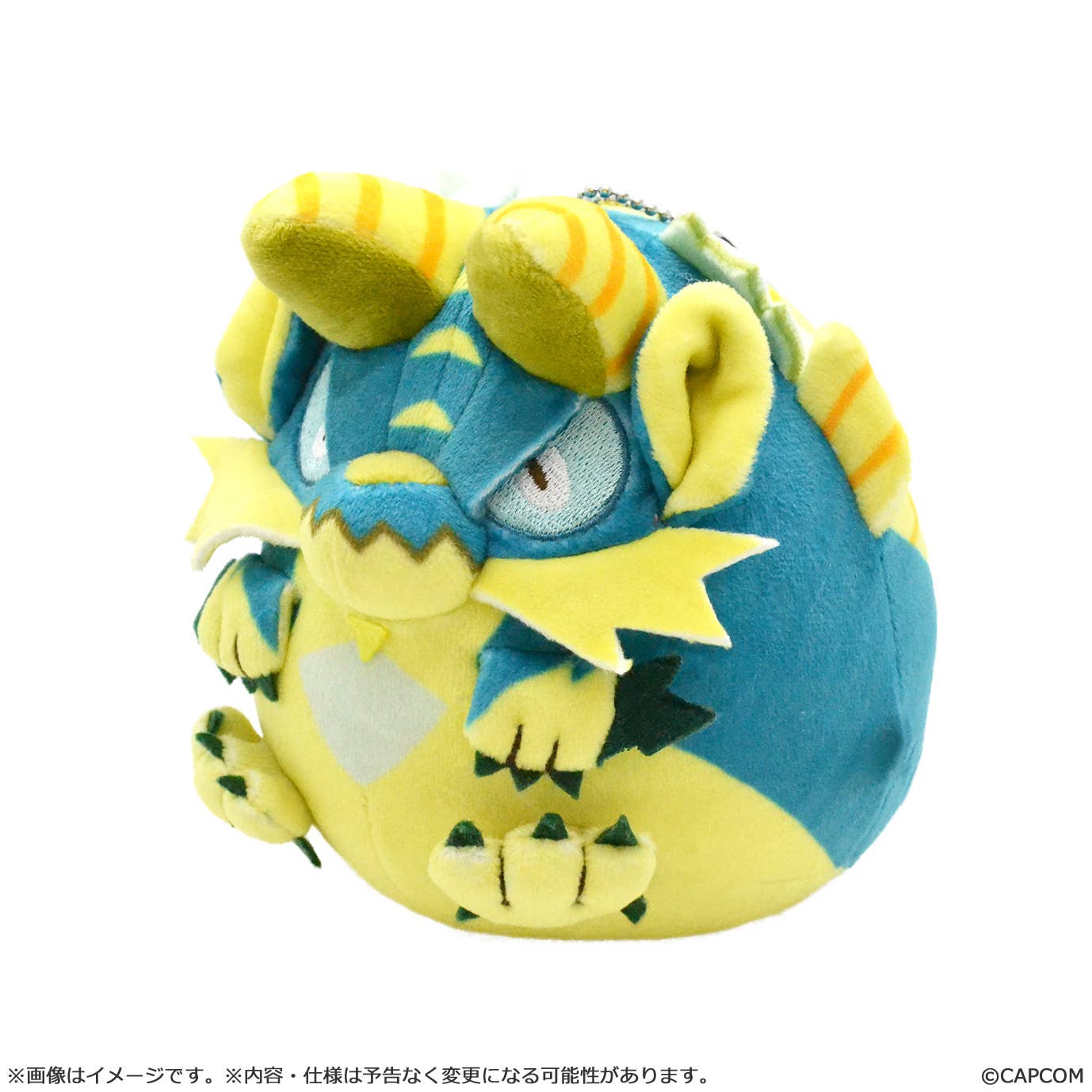 CAPCOM Monster Hunter Fluffy Eggshaped Plush Mini Zinogre | 4976219126571