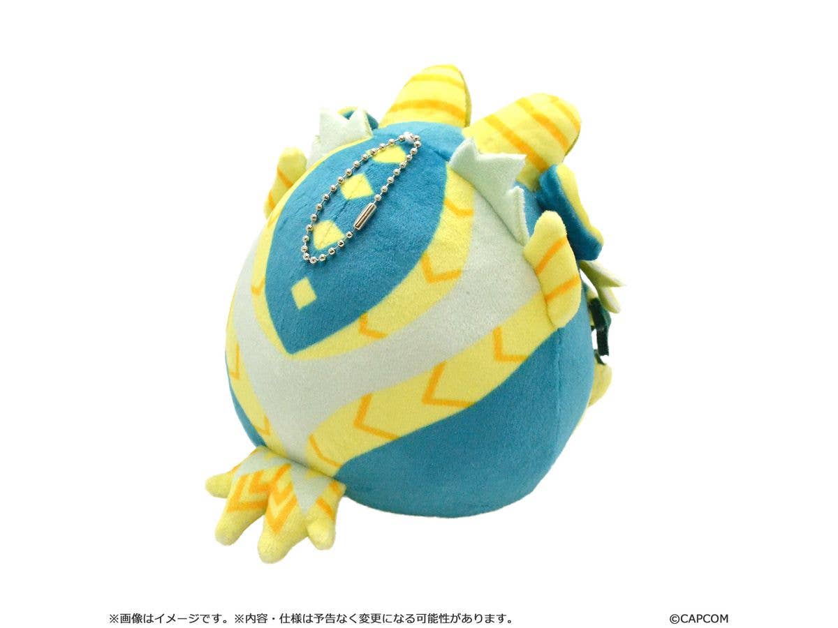 CAPCOM Monster Hunter Fluffy Eggshaped Plush Mini Zinogre | 4976219126571