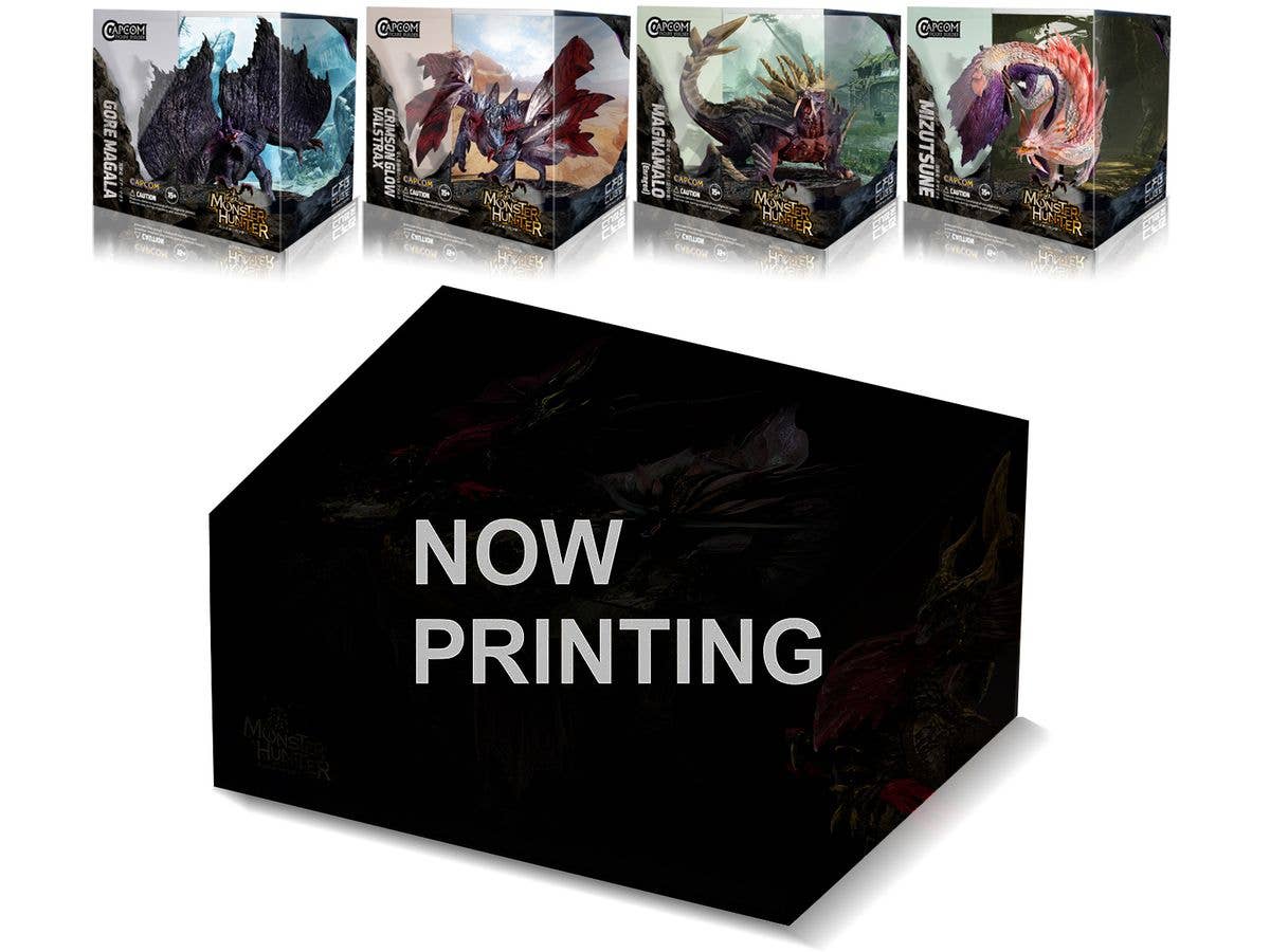 CAPCOM CAPCOM FIGURE BUILDER CUBE MONSTER HUNTER 4pces Box (Gore Magala/Crimson Glow Valstrax/Magnamalo (Enraged)/Mizutsune) | 4976219127851