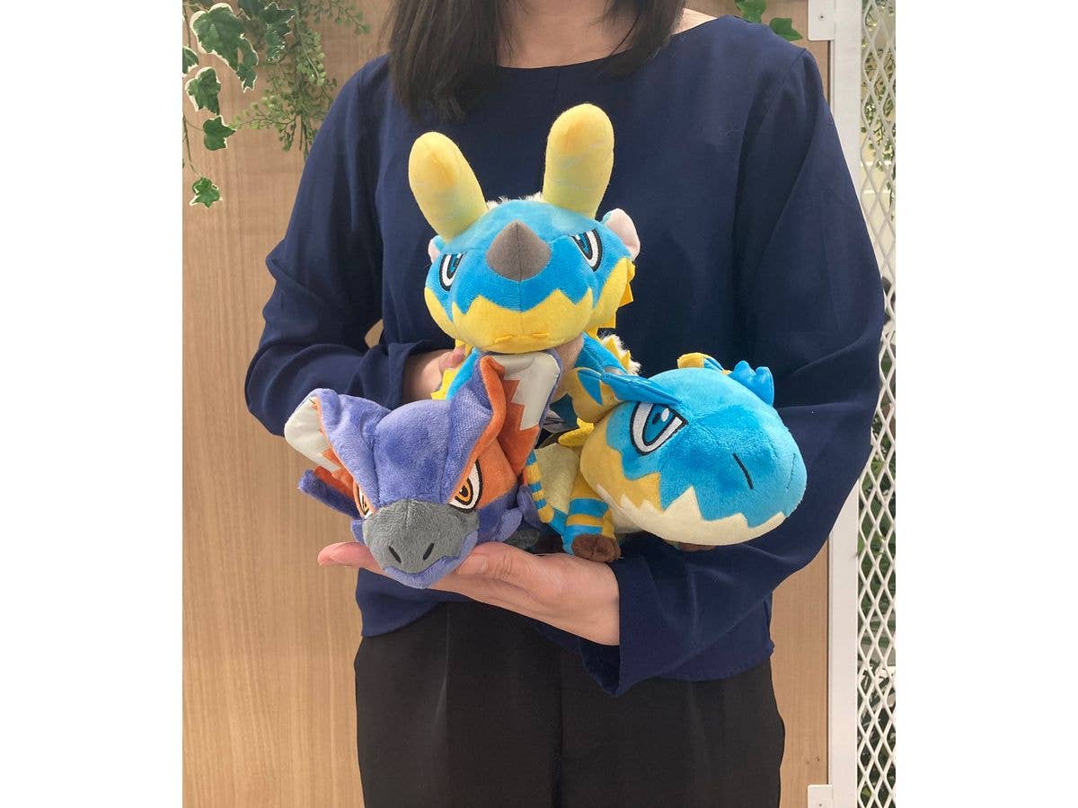 CAPCOM [Repeat Sales]Monster Hunter Chibi-Plush Zinogre | 4976219129152