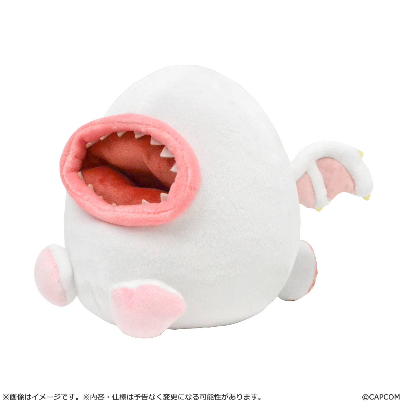 CAPCOM Monster Hunter Fluffy Eggshaped Plush Mini Khezu | 4976219132558