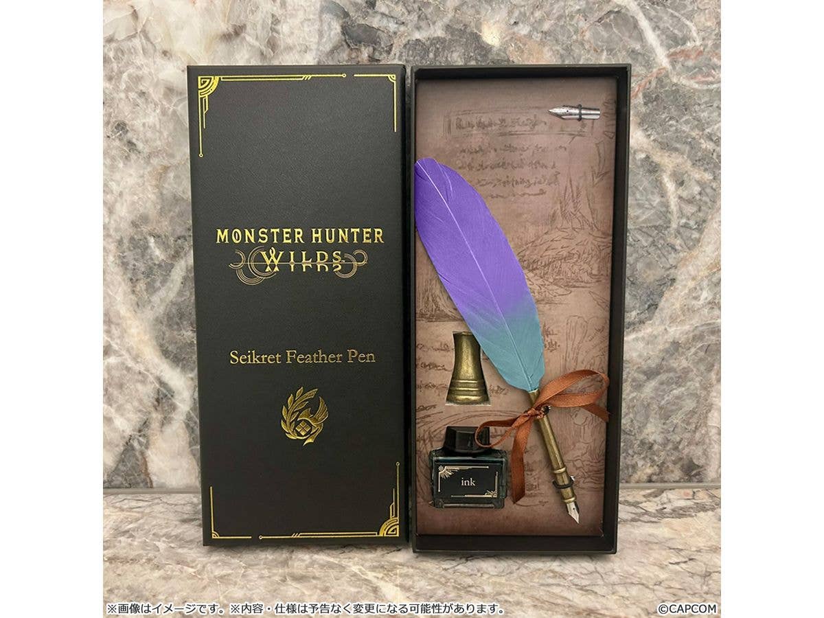 CAPCOM Monster Hunter Wilds Seikret feather pen | 4976219132718