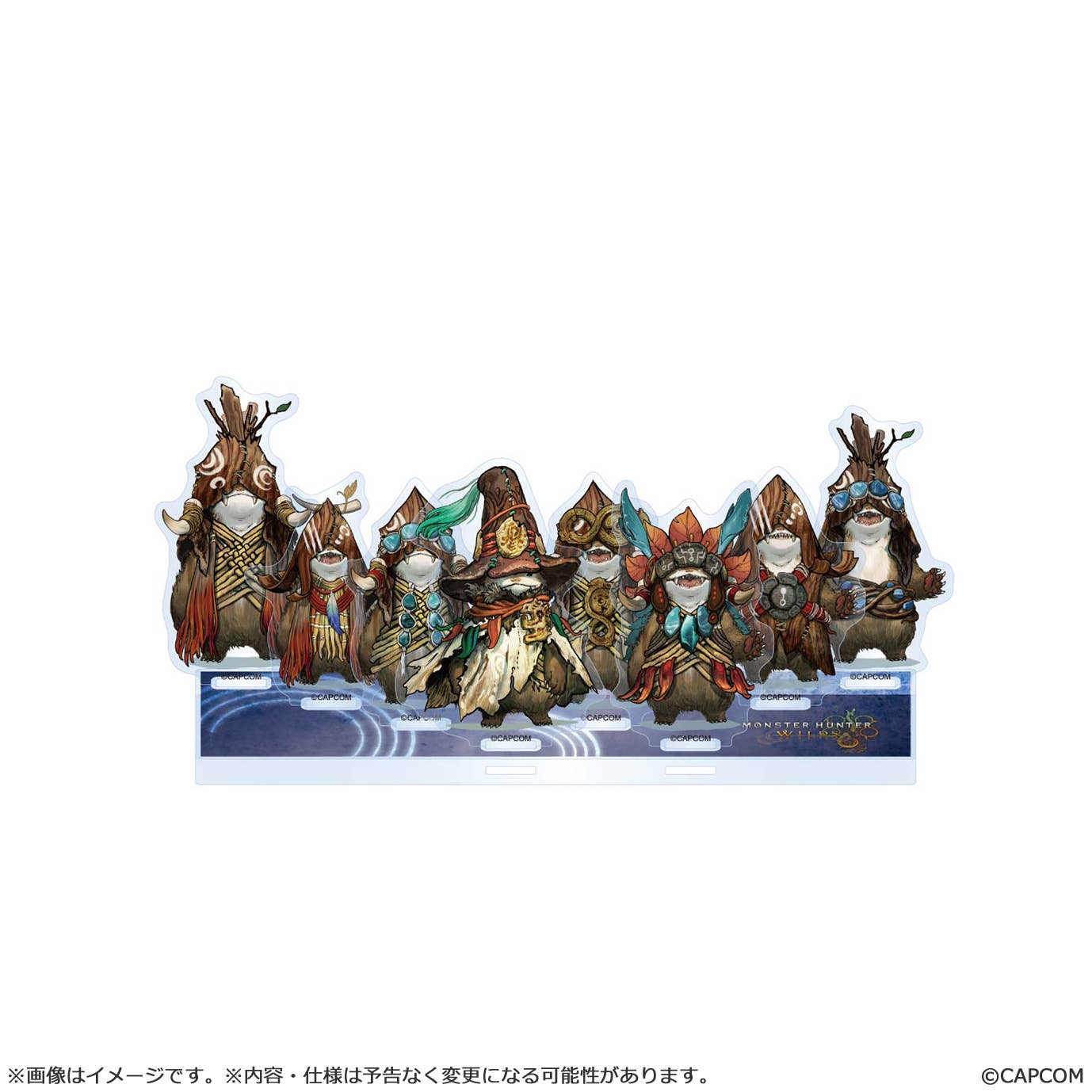 CAPCOM Monster Hunter Wilds acrylic stand Rove set | 4976219134705