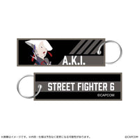 CAPCOM Street Fighter 6 Flight Tag Keychain A.K.I. | 4976219134835