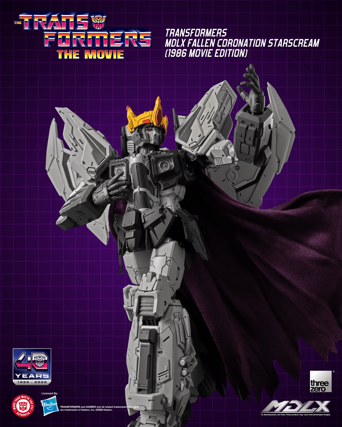 Transformers MDLX Fallen Coronation Starscream (1986 Movie Edition)