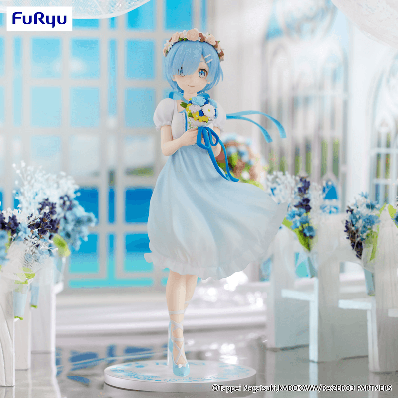FURYU Re:ZERO -Starting Life in Another World- Trio-Try-iT Figure -Rem Bridesmaid- | 4571623505402