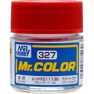 Mr Hobby Mr. Color 327 - Red FS11136 (Gloss/Aircraft) | 4973028717556