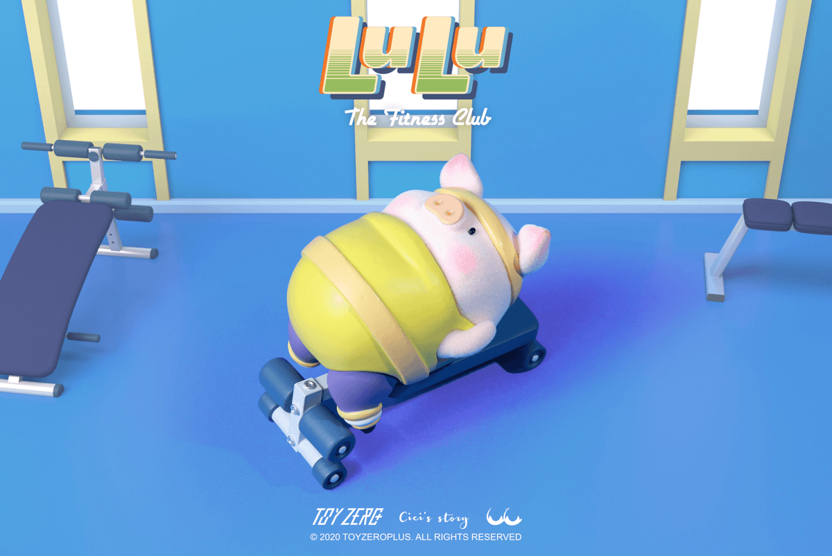 LuLu the Piggy - Fitness Club Series (Blind Box) (Box of 8)