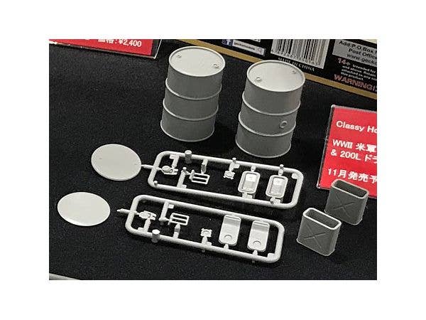 Classy Hobby 1/16 WWII US 20L Jerry Can & 200L Fuel Drum Set | 2123416008007