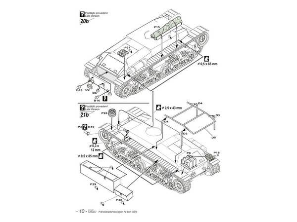 CMK 1/35 Pz.Bef 35(t) Upgrade Exterior | 8594071083618