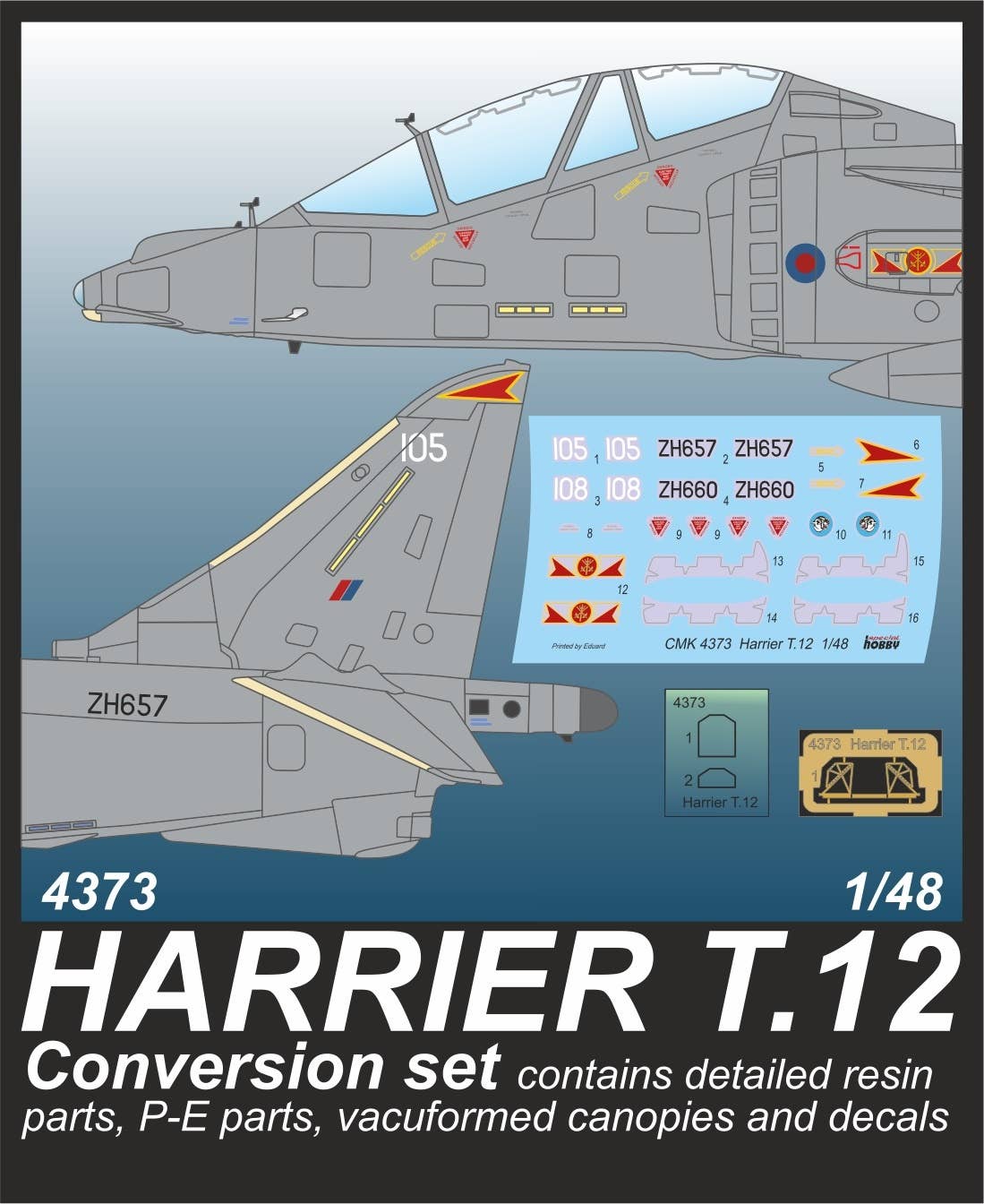 CMK 1/48 Harrier T.Mk.12 Conversion set | 8595593126869