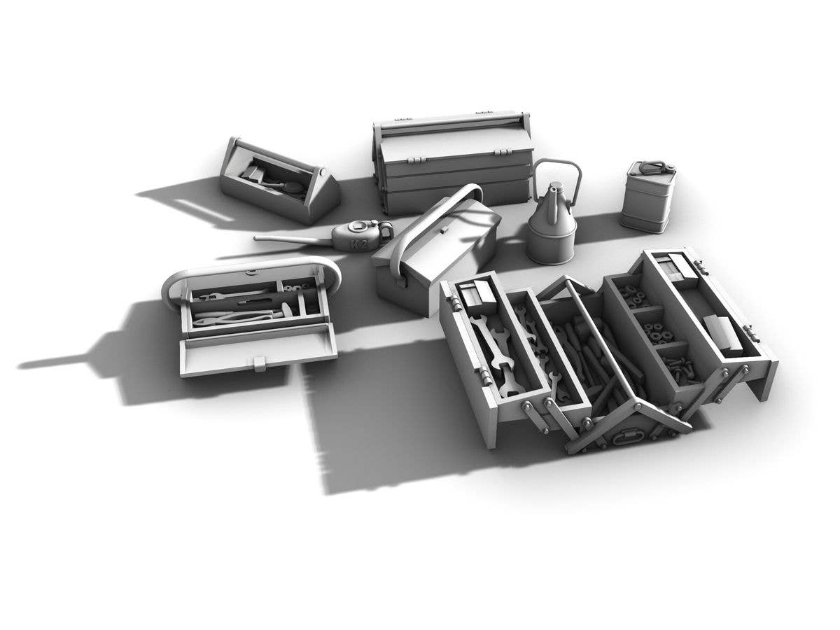 CMK 1/48 German WWII Aircraft Maintenance Toolbox | 8595593128238