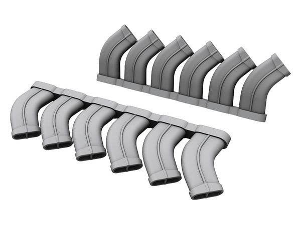 CMK 1/48 Lancaster Mk.I/III Exhausts for HK Models kit | 8595593129457