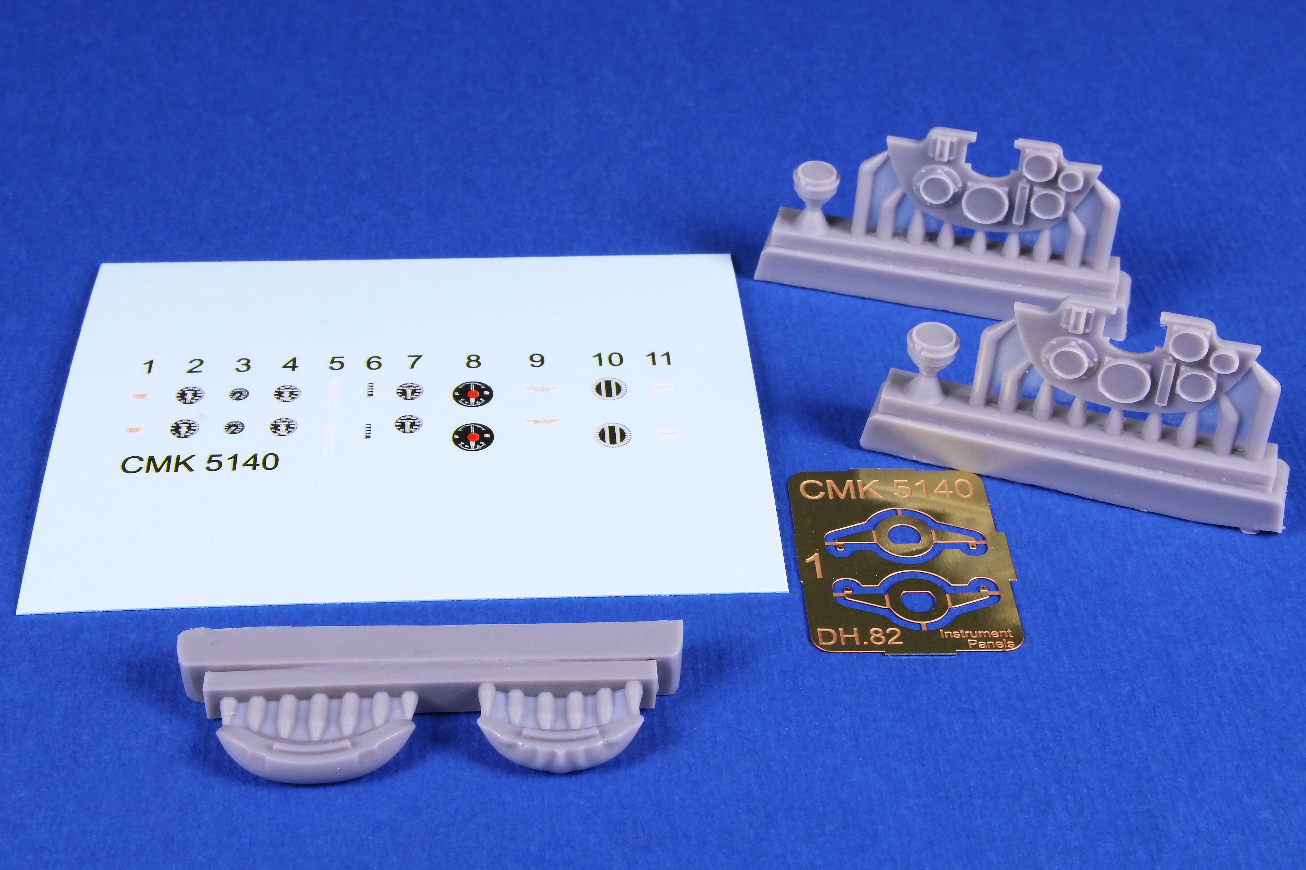 CMK 1/32 DH.82 Tiger Moth Instrument P. with Compasses and Coaming, Correction S. (ICM kit) | 8595593128801