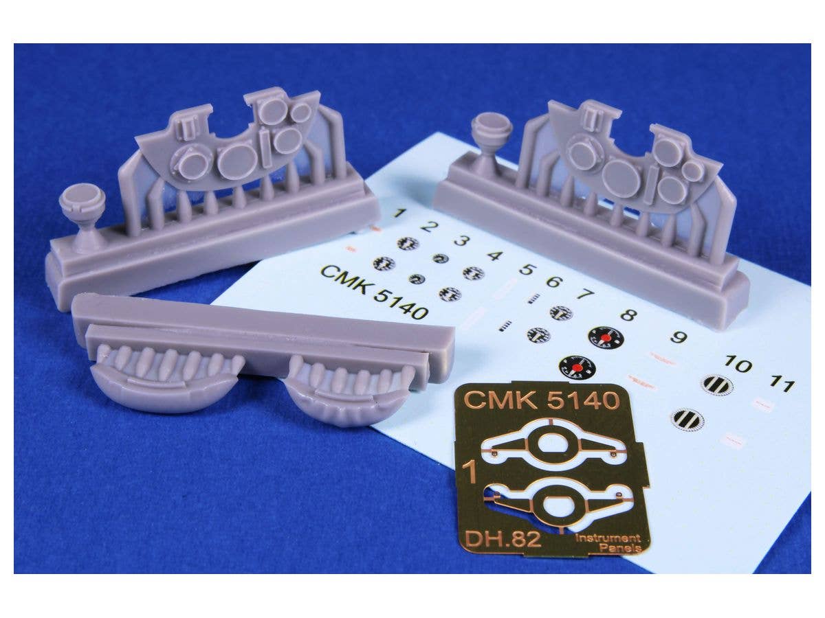 CMK 1/32 DH.82 Tiger Moth Instrument P. with Compasses and Coaming, Correction S. (ICM kit) | 8595593128801