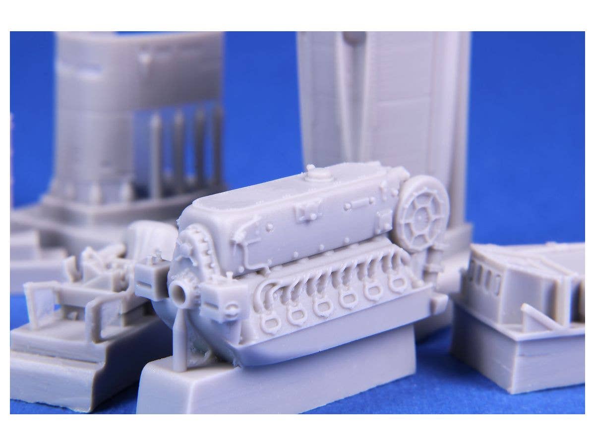 CMK 1/72 Messerschmitt Bf 109E Engine | 8595593128870