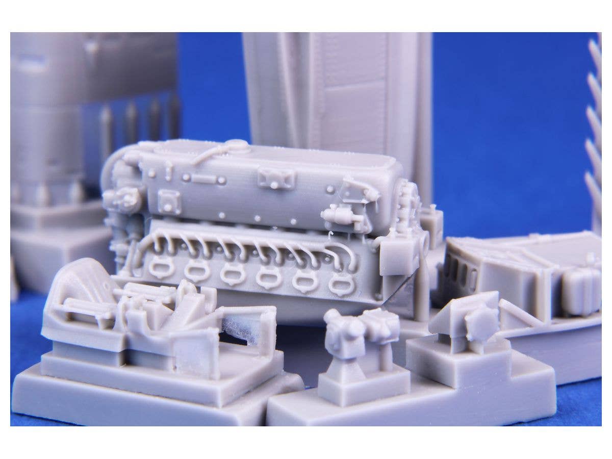 CMK 1/72 Messerschmitt Bf 109E Engine | 8595593128870