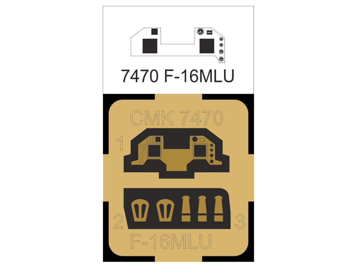 CMK 1/72 F-16MLU Cockpit | 8595593128696