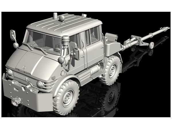 CMK 1/48 Unimog U406 DoKa Military Airport Tug + Towbar | 8595593126722