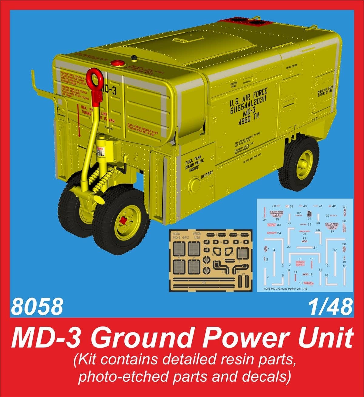 CMK 1/48 MD-3 Ground Power Unit | 8595593127422
