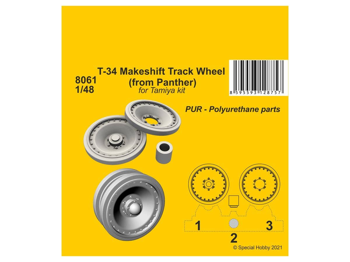 CMK 1/48 T-34 Makeshift Track Wheel (from Panther) | 8595593128757