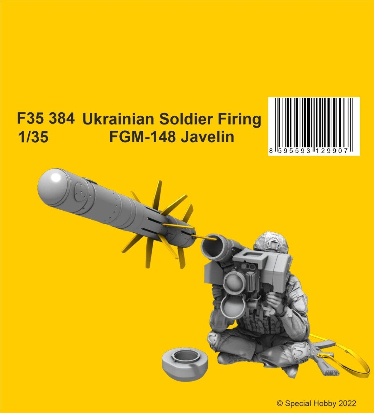 CMK 1/35 Ukrainian Soldier Firing FGM-148 Javelin | 8595593129907