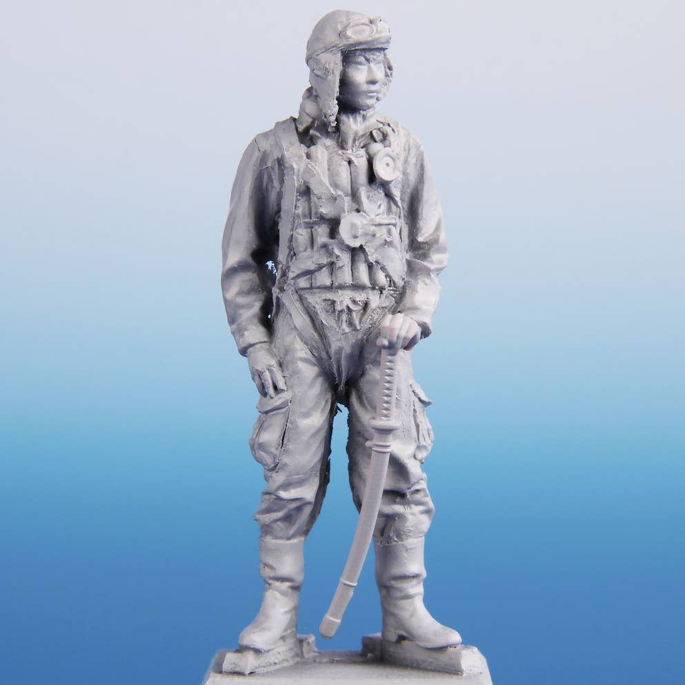 CMK 1/48 Japanese Zero Pilot (Standing) for Eduard Kit and Other Japanese Navy WWII Planes | 8595593129242