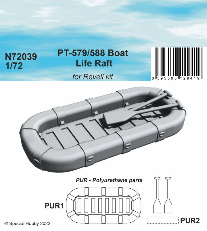 CMK 1/72 PT-579/588 Boat Life Raft | 8595593129419