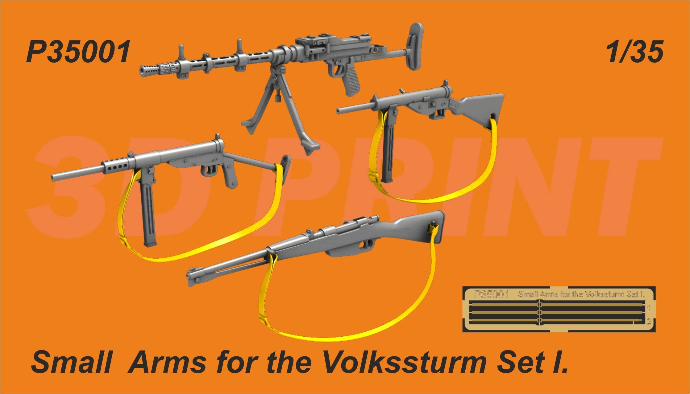 CMK 1/35 Small Arms for the Volkssturm Set I. | 8595593129235