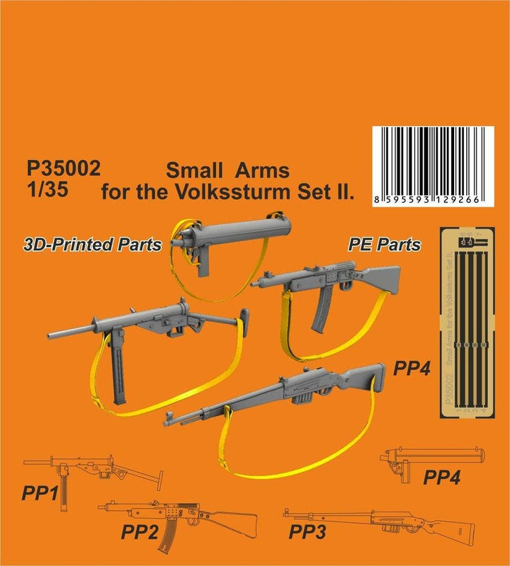 CMK 1/35 Small Arms for the Volkssturm Set II | 8595593129266