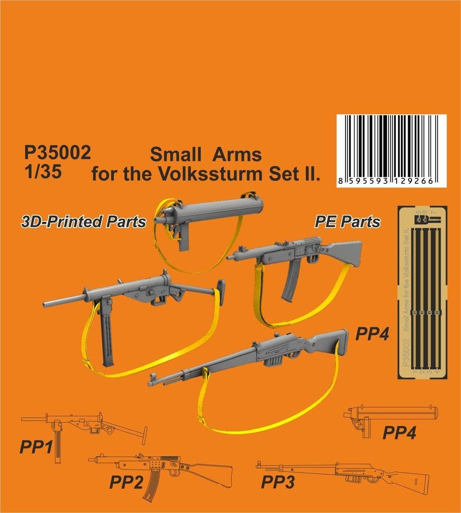 CMK 1/35 Small Arms for the Volkssturm Set II | 8595593129266